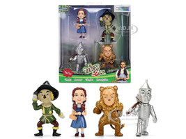 Set of 4 Diecast Figures The Wizard of Oz 1939 Movie Metalfigs Series Diecast Models Jada 37489
