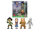 Set of 4 Diecast Figures The Wizard of Oz 1939 Movie Metalfigs Series Diecast Models Jada 37489