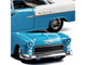 1955 Chevrolet Bel Air Blue and White Collection Series 1/64 Diecast Model Car Majorette MJ8505001001