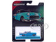 1955 Chevrolet Bel Air Blue and White Collection Series 1/64 Diecast Model Car Majorette MJ8505001001