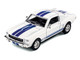 1965 Shelby GT350 White with Blue Stripes Collection Series 1/64 Diecast Model Car Majorette MJ8505001002