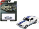 1965 Shelby GT350 White with Blue Stripes Collection Series 1/64 Diecast Model Car Majorette MJ8505001002