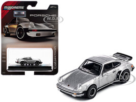 1975 Porsche 930 Turbo Silver Metallic Collection Series 1/64 Diecast Model Car Majorette MJ8505001003