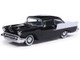 1957 Chevrolet One Fifty Sedan Black and White 1/64 Diecast Model Car IXO Models IA64009 1957 Chevrolet One Fifty Sedan Black and White 1/64 Diecast Model Car IXO Models IA64009