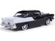 1957 Chevrolet One Fifty Sedan Black and White 1/64 Diecast Model Car IXO Models IA64009 1957 Chevrolet One Fifty Sedan Black and White 1/64 Diecast Model Car IXO Models IA64009