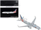Boeing 737 800 Commercial Aircraft American Airlines 100th Anniversary 2026 N840NN Gray with Tail Stripes Gemini 200 Series 1/200 Diecast Model Airplane GeminiJets G2AAL1519 Boeing 737 800 Commercial Aircraft American Airlines 100th Anniversary 2026 N840NN Gray with Tail Stripes Gemini 200 Series 1/200 Diecast Model Airplane GeminiJets G2AAL1519