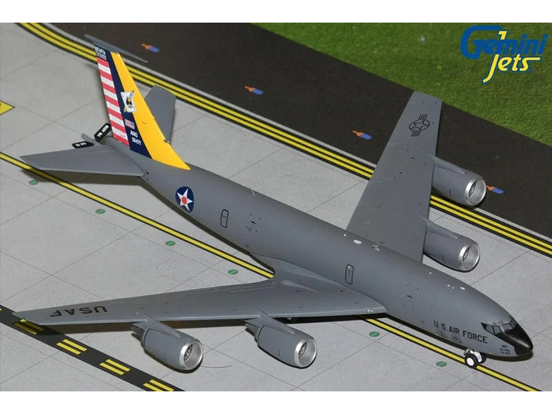 Boeing KC 135 Stratotanker Tanker Aircraft Washington Air National Guard 100 Years United States Air Force Gemini 200 Series 1/200 Diecast Model Airplane GeminiJets G2AFO1510