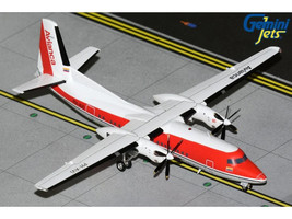 Fokker F50 Commercial Aircraft Avianca Colombia PH AVJ White with Red Stripes Gemini 200 Series 1/200 Diecast Model Airplane GeminiJets G2AVA1500