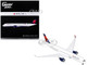 Airbus A350 900 Commercial Aircraft Delta Air Lines N504DN White with Red and Blue Tail Gemini 200 Series 1/200 Diecast Model Airplane GeminiJets G2DAL1496