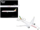 Boeing 777 9 Commercial Aircraft Ethiopian Airlines ET BBX White with Tail Stripes Gemini 200 Series 1/200 Diecast Model Airplane GeminiJets G2ETH1324