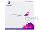 Airbus A321neo Commercial Aircraft Hawaiian Airlines N209HA White with Purple Tail and Graphics Gemini 200 Series 1/200 Diecast Model Airplane GeminiJets G2HAL1517