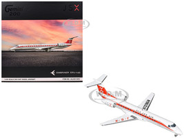 Embraer ERJ 145 Commercial Aircraft JSX N960JX White with Red Stripes Gemini 200 Series 1/200 Diecast Model Airplane GeminiJets G2JSX1505