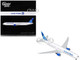 Boeing 767 400 Commercial Aircraft United Airlines N76064 White with Blue Tail Graphics Gemini 200 Series 1/200 Diecast Model Airplane GeminiJets G2UAL1445