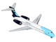 Boeing 717 200 Commercial Aircraft Mexicana Click N907ME White with Light Blue Nose and Dark Blue Tail 1/400 Diecast Model Airplane GeminiJets GJCBE2391 Boeing 717 200 Commercial Aircraft Mexicana Click N907ME White with Light Blue Nose and Dark Blue Tail 1/400 Diecast Model Airplane GeminiJets GJCBE2391