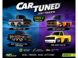 Just Truck n Double Pack Series 9 Set of 4 Cars Diecast Model Cars CarTuned 541967-XX6