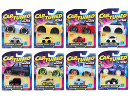 JDM Tuners Series 6 Set of 8 Pieces Diecast Model Cars CarTuned 558675-XX5
