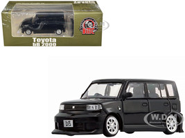 Toyota bB 2000 Van Black with Extra Accessories 1/64 Diecast Model Car BM Creations 64B0372