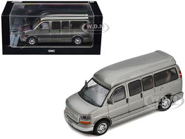 GMC Savana Explorer Limited SE Van Gray Metallic 1/64 Diecast Model Car Shadow LL-057-287