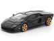 Lamborghini Countach LPI 800 4 Deep Black 1/64 Diecast Model Car Pop Race PR640341