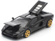 Lamborghini Countach LPI 800 4 Deep Black 1/64 Diecast Model Car Pop Race PR640341
