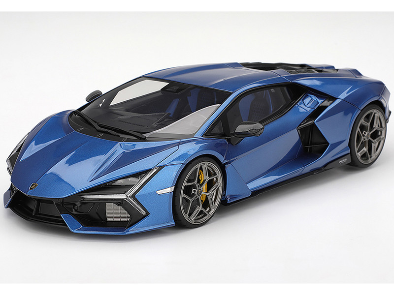 Lamborghini Revuelto Blu Eleos Blue Metallic 1/18 Model Car Top Speed TS0619