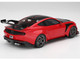 Ford Mustang GTD Race Red and Carbon Fiber with Red Stripe 1/18 Model Car Top Speed TS0674