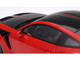 Ford Mustang GTD Race Red and Carbon Fiber with Red Stripe 1/18 Model Car Top Speed TS0674