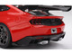 Ford Mustang GTD Race Red and Carbon Fiber with Red Stripe 1/18 ModeFord Mustang GTD Race Red and Carbon Fiber with Red Stripe 1/18 Model Car Top Speed TS0674l Car Top Speed TS0674