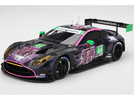Aston Martin Vantage GT3 EVO #44 John Potter Spencer Pumpelly Marco Sorensen Magnus Racing IMSA Six Hours of The Glen Watkins Glen 2025 1/18 Model Car Top Speed TS0690