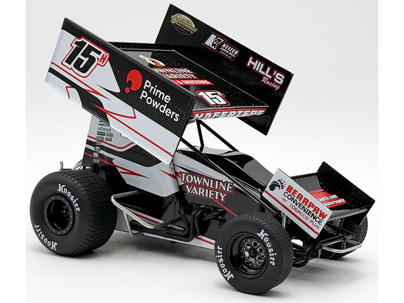 Winged Sprint Car #15H Sam Hafertepe Townline Variety Prime Powders 2026 1/18 Diecast Model Car ACME A1826021