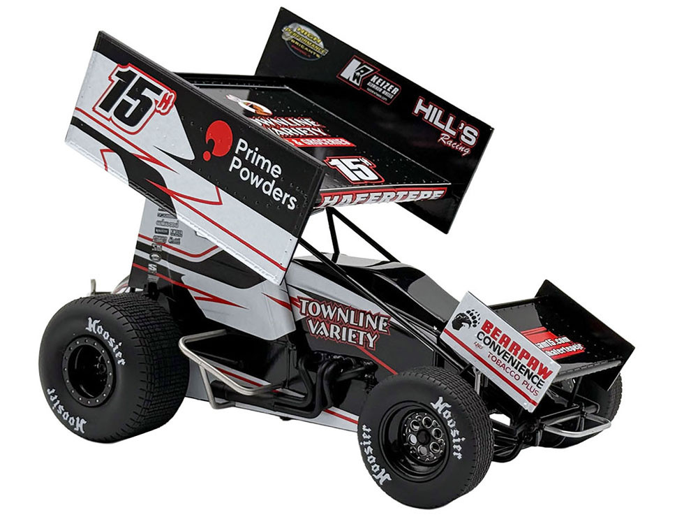 Winged Sprint Car #15H Sam Hafertepe "Townline Variety - Prime Powders" (2026) 1/18 Diecast Model Car by ACME
