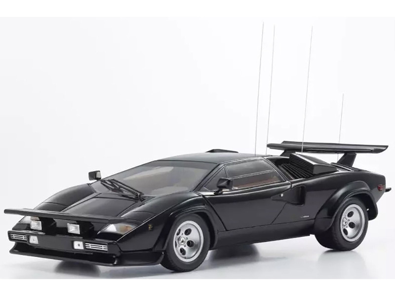 Lamborghini Countach LP 400S Black The Cannonball Run 1981 Movie 1/18 Diecast Model Car Kyosho KS08320BKCR