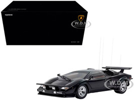 Lamborghini Countach LP 400S Black The Cannonball Run 1981 Movie 1/18 Diecast Model Car Kyosho KS08320BKCR