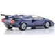 Lamborghini Countach LP 5000 Quattrovalvole Dark Blue Metallic 1/18 Diecast Model Car Kyosho KS08320DBL Lamborghini Countach LP 5000 Quattrovalvole Dark Blue Metallic 1/18 Diecast Model Car Kyosho KS08320DBL