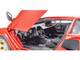 Lamborghini Countach LP 5000 Quattrovalvole Red with Gold Wheels 1/18 Diecast Model Car Kyosho KS08320RBKG