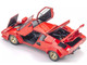 Lamborghini Countach LP 5000 Quattrovalvole Red with Gold Wheels 1/18 Diecast Model Car Kyosho KS08320RBKG