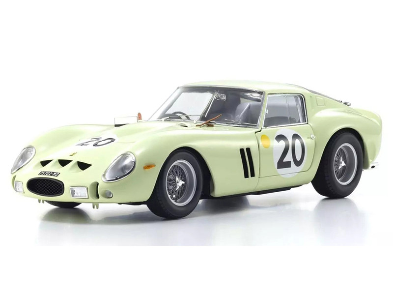 Ferrari 250 GTO #20 Innes Ireland Masten Gregory 24 Hours of Le Mans 1962 1/18 Diecast Model Car Kyosho KS08438E