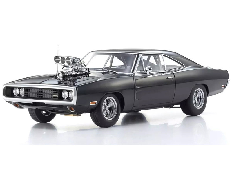 Dodge Charger R T Black The Fast and the Furious 2001 Movie 1/18 Diecast Model Car Kyosho KS08974FF