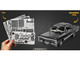Model Kit 1967 Chevrolet Impala Black Moderate Difficulty Steel Model Metal Earth ME1048