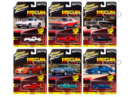 Muscle Cars USA 2025 Release 3 Set A of 6 pieces MECUM Auctions 1/64 Diecast Model Cars Johnny Lightning JLMC035A