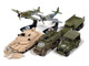 Military Set B of 6 pieces 2026 Release 1 Limited Edition Diecast Models Johnny Lightning JLML014B