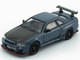 Nissan Top Secret Skyline GT R BNR34 RHD Right Hand Drive Stealth Gray with Carbon Hood Tokyo Auto Salon 2026 1/64 Diecast Model Car BM Creations 64B0498 Nissan Top Secret Skyline GT R BNR34 RHD Right Hand Drive Stealth Gray with Carbon Hood Tokyo Auto Salon 2026 1/64 Diecast Model Car BM Creations 64B0498