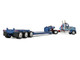 Kenworth W900L Day Cab and Fontaine Magnitude Lowboy Trailer Sid Kamp Blue and Light Blue Two-Tone 1/64 Diecast Model DCP/First Gear 60-2356 Kenworth W900L Day Cab and Fontaine Magnitude Lowboy Trailer Sid Kamp Blue and Light Blue Two-Tone 1/64 Diecast Model DCP/First Gear 60-2356