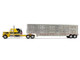 Peterbilt 359 with 63 Flat Top Sleeper & Wilson Silverstar Livestock Trailer Red s Favorites Hank Cosper Yellow with Black Stripes 1/64 Diecast Model DCP/First Gear 69-2265 Peterbilt 359 with 63 Flat Top Sleeper & Wilson Silverstar Livestock Trailer Red s Favorites Hank Cosper Yellow with Black Stripes 1/64 Diecast Model DCP/First Gear 69-2265