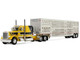 Peterbilt 359 with 63 Flat Top Sleeper & Wilson Silverstar Livestock Trailer Red s Favorites Hank Cosper Yellow with Black Stripes 1/64 Diecast Model DCP/First Gear 69-2265 Peterbilt 359 with 63 Flat Top Sleeper & Wilson Silverstar Livestock Trailer Red s Favorites Hank Cosper Yellow with Black Stripes 1/64 Diecast Model DCP/First Gear 69-2265