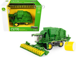 John Deere CS770 Cotton Stripper Green Cotton Bale Prestige Collection Series 1/64 Diecast Model ERTL TOMY 45880