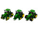 John Deere 8R Series Tractor Set 3 Pieces Prestige Collection Series 1/64 Diecast Models ERTL TOMY 45997 John Deere 8R Series Tractor Set 3 Pieces Prestige Collection Series 1/64 Diecast Models ERTL TOMY 45997