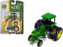 John Deere 4230 Tractor Dual Wheels Green 1/64 Diecast Model ERTL TOMY 85006