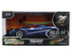 Pagani Huayra Roadster BC Blue Metallic with White Stripes Fast X (2023) Movie Fast & Furious 25th Anniversary Series 1/32 Diecast Model Car Jada 36883-25TH
