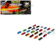 25 Years of Fast & Furious Advent Calendar Set of 24 Nano Cars Nano Hollywood Rides Series Diecast Model Cars Jada 37872